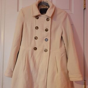 Cream Marc Jacob coat, sz 12